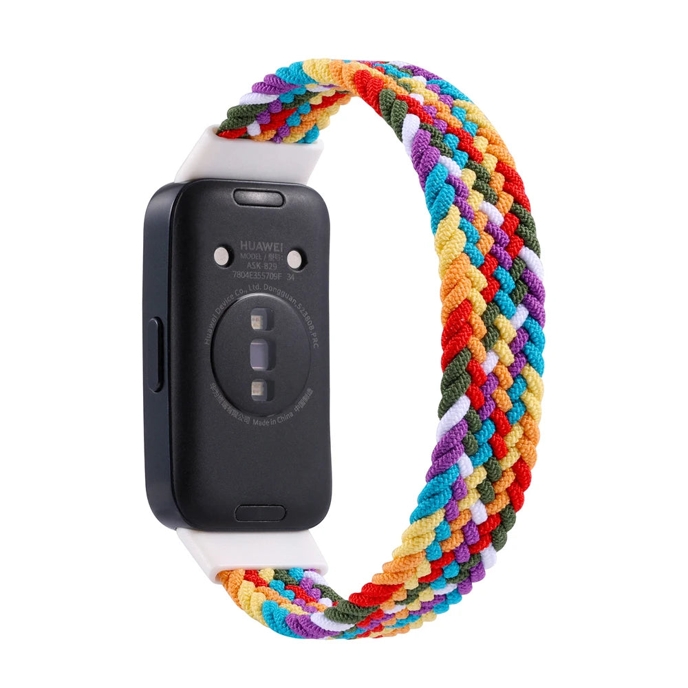Elastic Loop Bracelet for Huawei Band 10/8 Strap Nylon Correa for Huawei Band 8 Band for Huawei Watch 8 Straps for Huawei Band 9