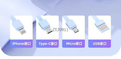 A Brand-new 120W Three-in-one 20,000mah Super Fast Power Bank with Large Capacity, Built-in Cable and Digital Display Powerbank