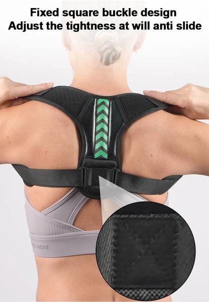 Posture Corrector For Men And Women - Adjustable Upper Back Brace For Clavicle Support | Neck, Back, Shoulder Pain Relief 1PC