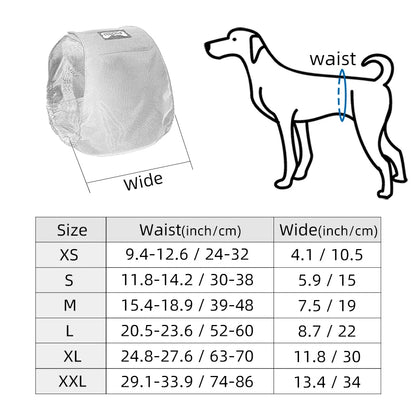 Washable Male Dog Diaper Reusable Pet Physiological Sanitary Pants Nappy Belly Band Wrap Hight Absorbent Leak Proof Diapers