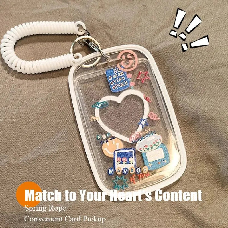 1PC Bus Card Set Campus Card Subway Card Work Card Factory Brand Ins Card Set Meal Card ID Card Pick-up and Drop off Card Protec