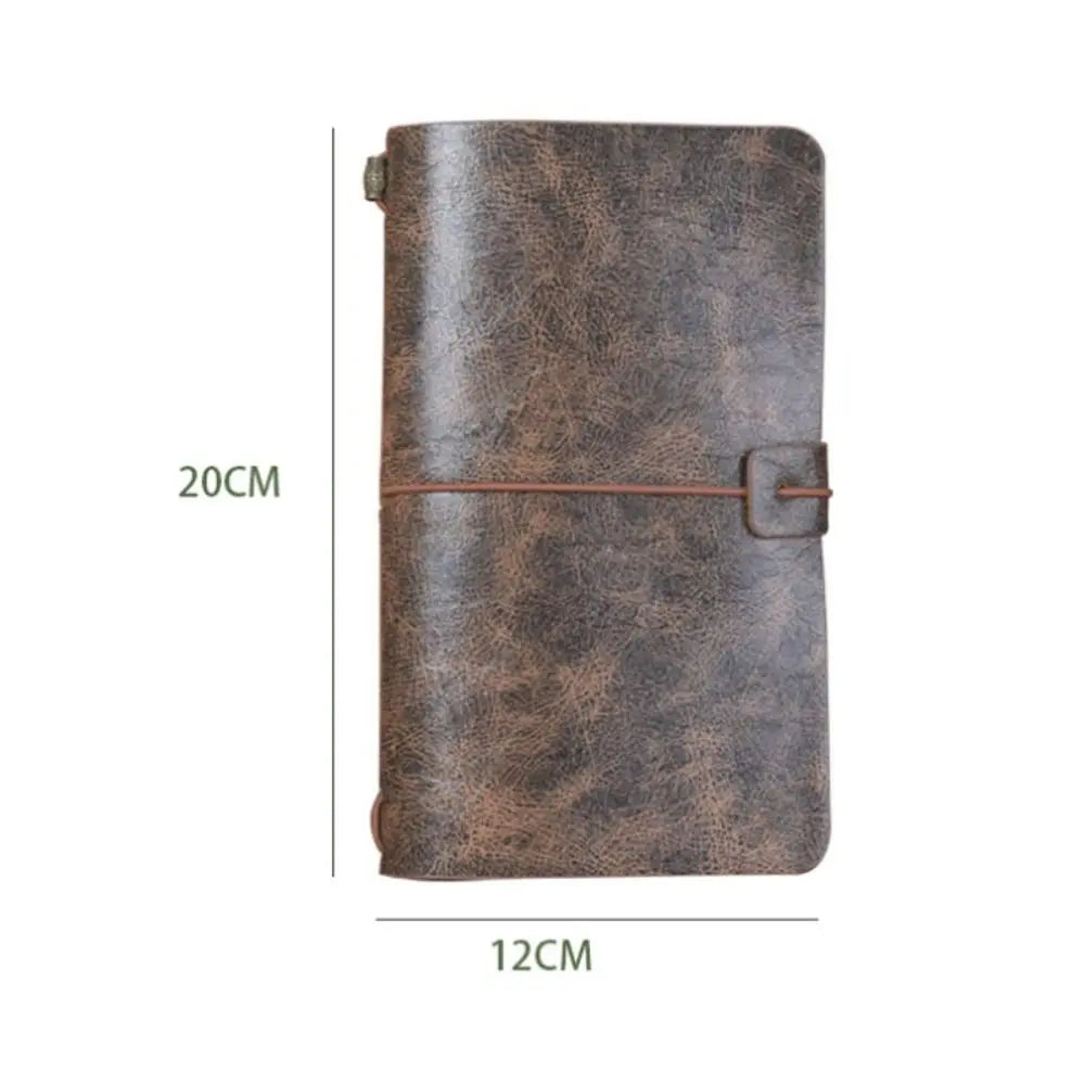 Business Portable Leather Notebook Stationery Hand Ledger Diary Book Exquisite Hardcover Notepad Office