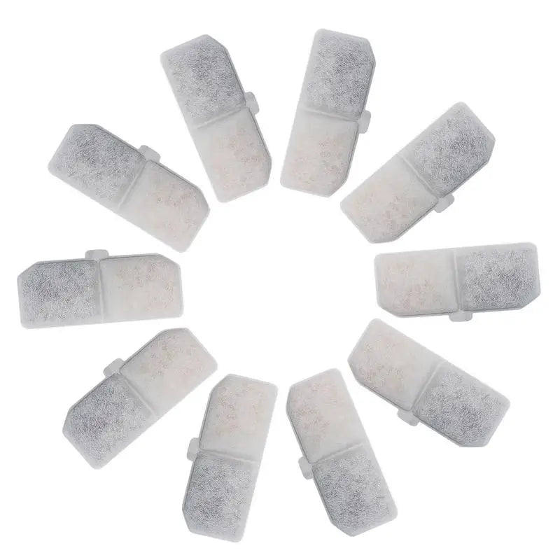 4/10Pcs Dog Feeders Fountain Filters Cat Water Replacement Filter for Pet Fountain Filtration System Pre-Filter Sponges