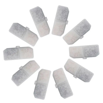 4/10Pcs Dog Feeders Fountain Filters Cat Water Replacement Filter for Pet Fountain Filtration System Pre-Filter Sponges
