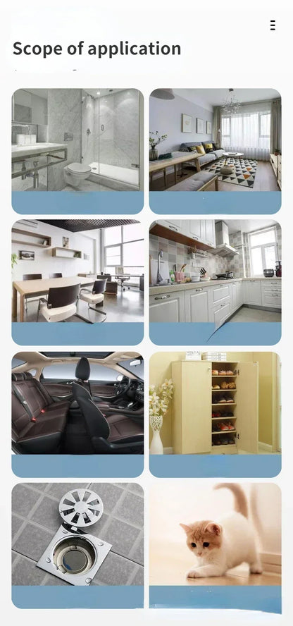 One-Drop Fragrance Air Freshener - 5s Odor Removal, Concentrated Multi-Scene Deodorant for Toilet/Drain/Pet Bed