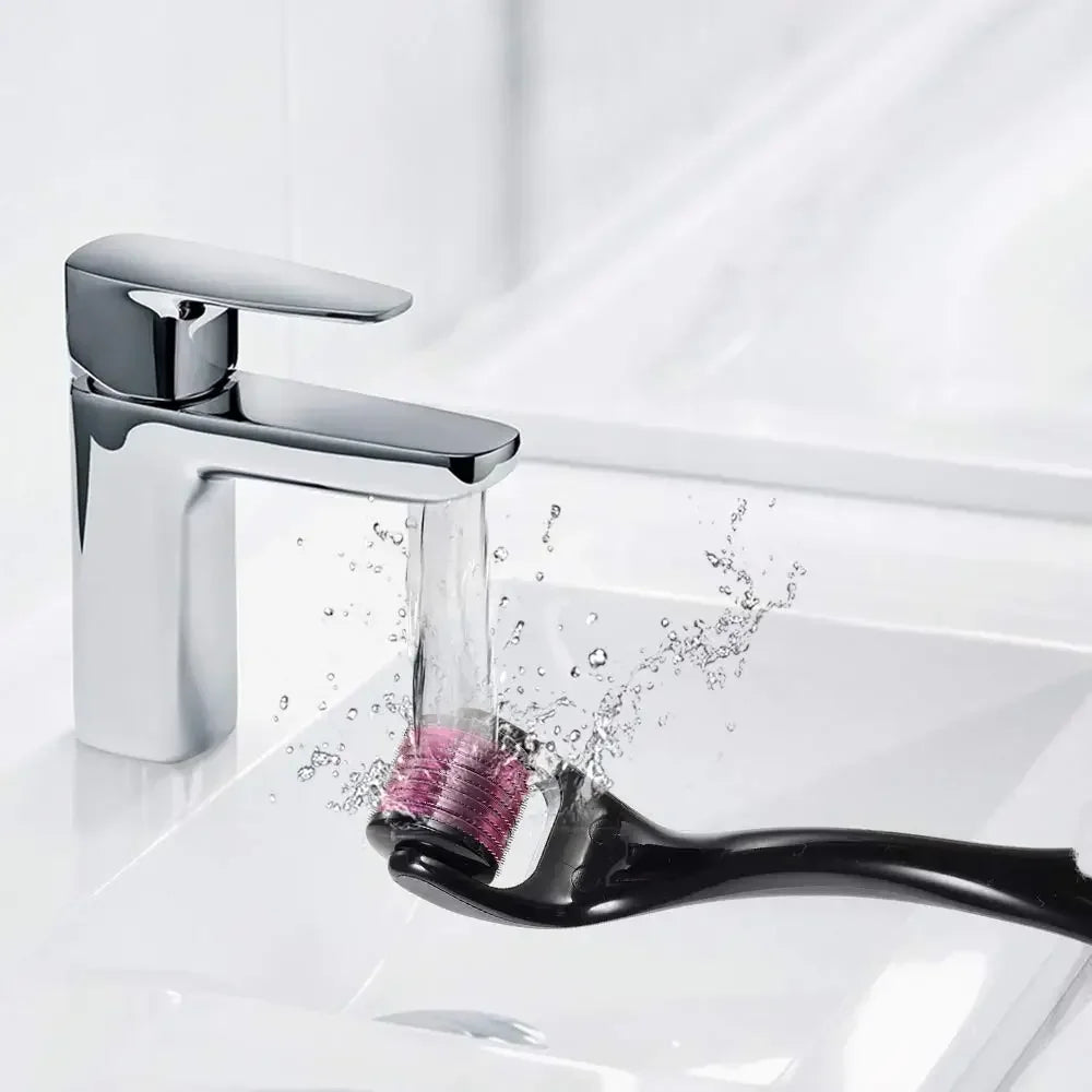 Micro Needle 540 Derma Roller Face Roller Titanium Hair Regrowth Beard Growth Microniddle Roller for Face Massager Skin Care