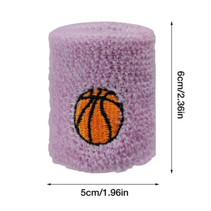 Sports Wristbands For Kids Children Wrist Sweat Bands Children Wrist Bands Sweat-proof For Basketball Baseball Football Soccer