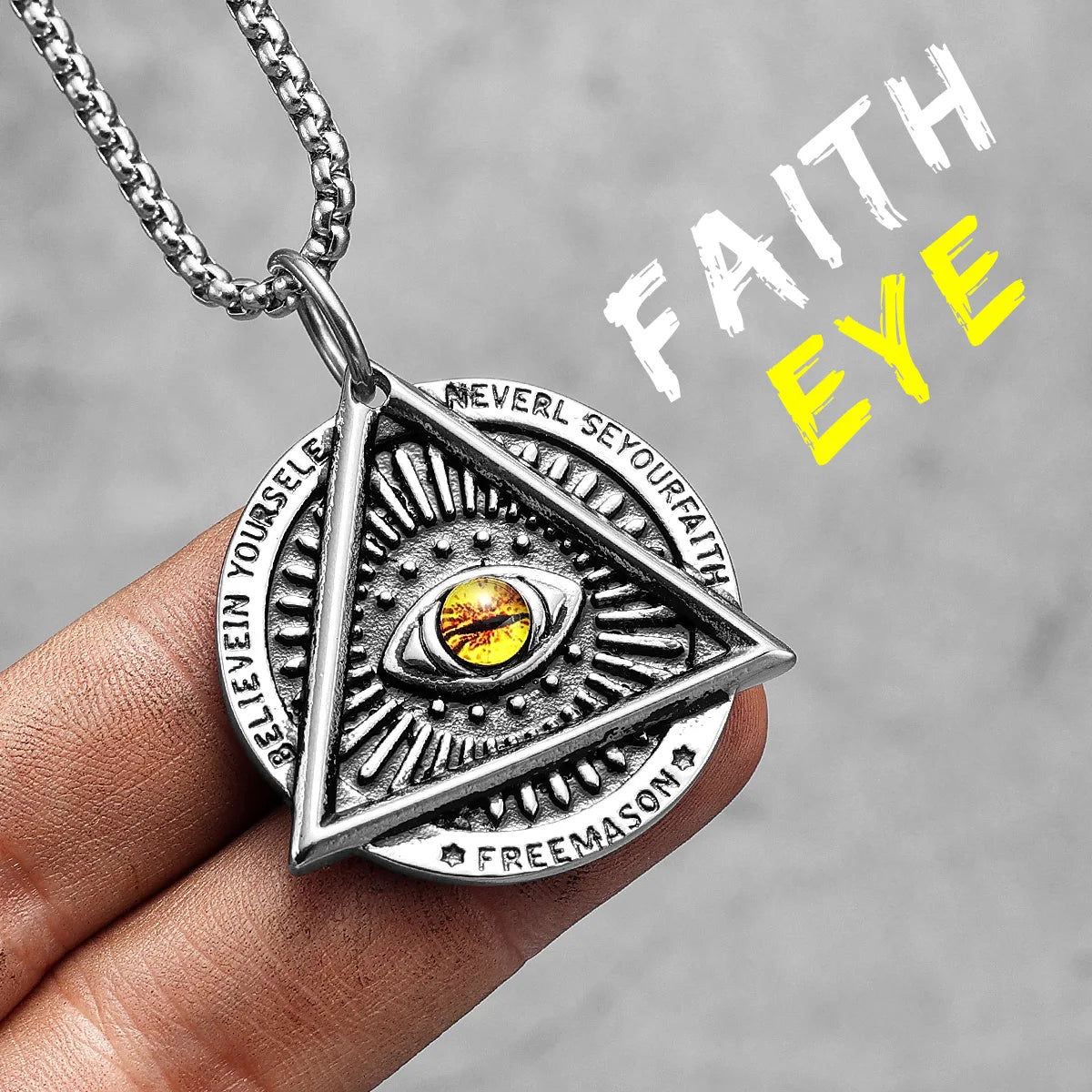 Salomon Masonic Star of David Stainless Steel Men Necklaces Pendant Chain Punk New in For Women Fashion Jewelry Gifts Wholesale