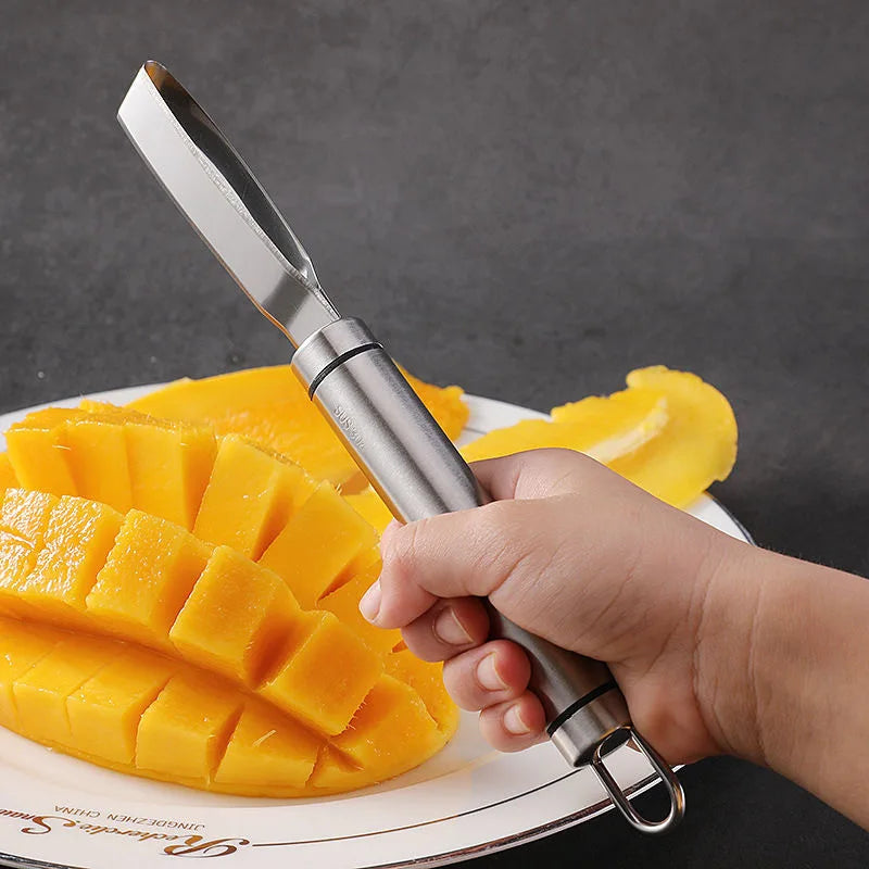 Mango Slicer peeler Mango Splitter Fruit Peeler Slicer Cutter Knife Fruit Peeling Tool Coring Diced Kitchen Gadget