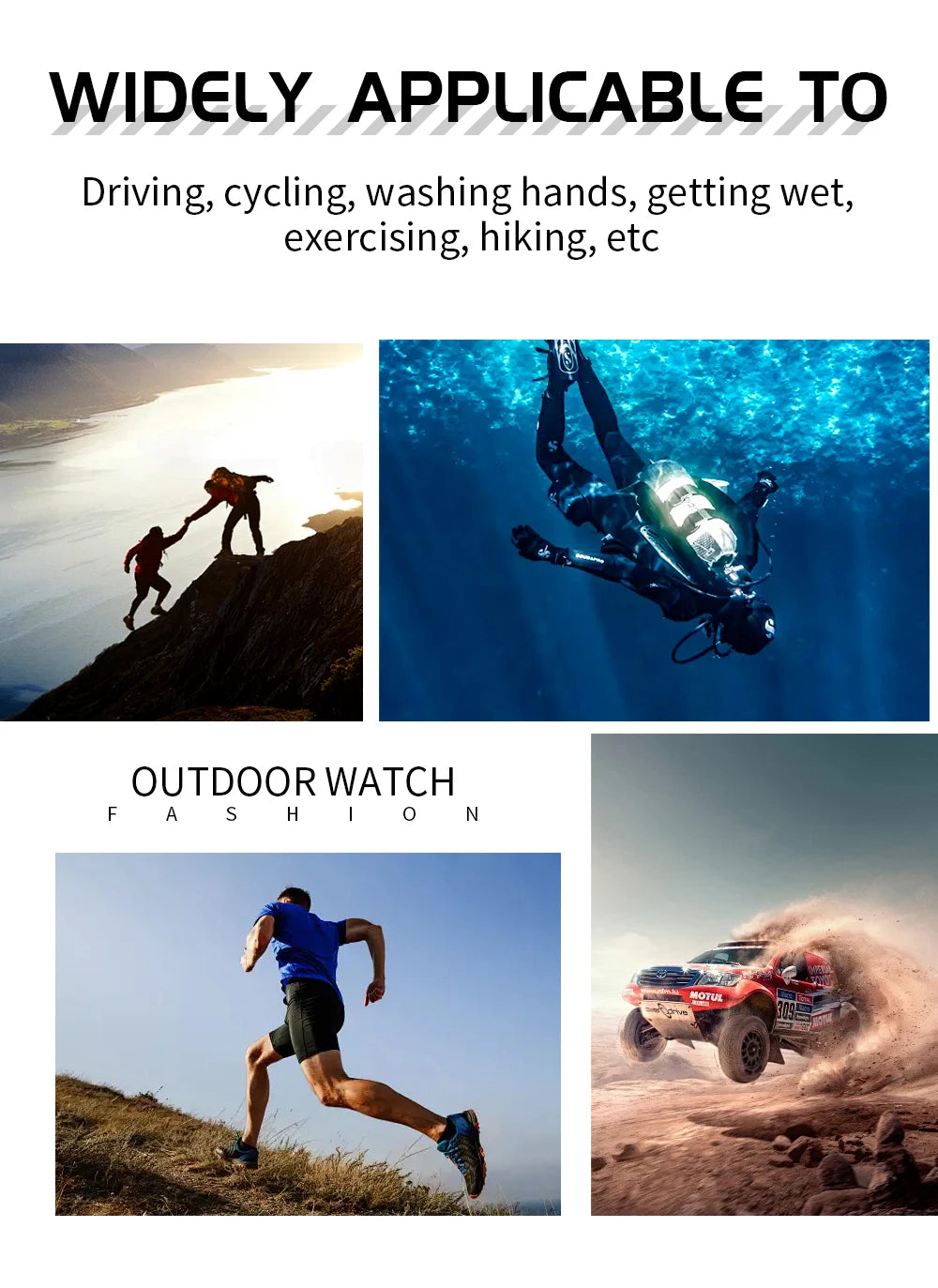 SANDA 2183 Fashion Military Student Electronic Watch Multi functional Timer Waterproof LED Student Electronic Digital Watch