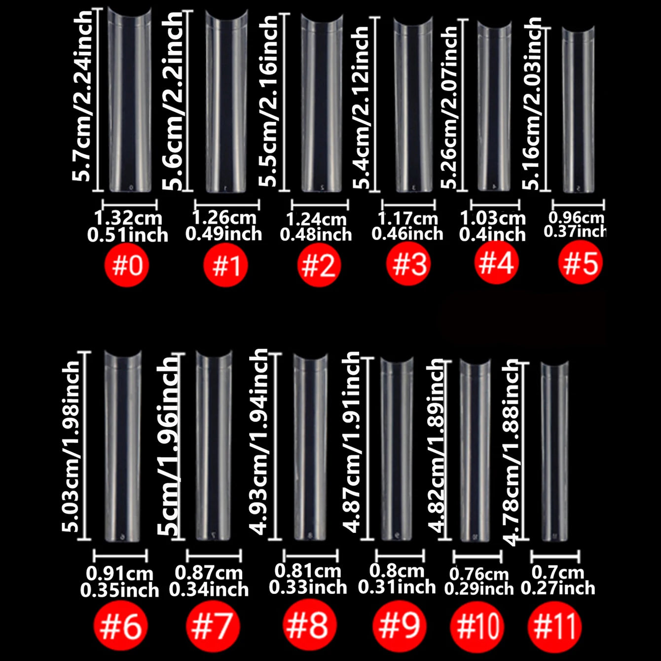 240PCS Short Almond Nail Tips Soft Gel Pre-Shaped Acrylic Nail Tips Half Matte Full Cover Nail Tips Clear Gelly Press on Nail