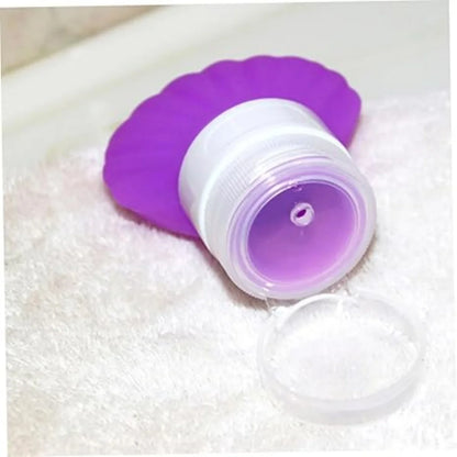 Leak Proof Squeezable Silicone Travel Bottles, Reusable, Refillable Bottles, Shell Shape