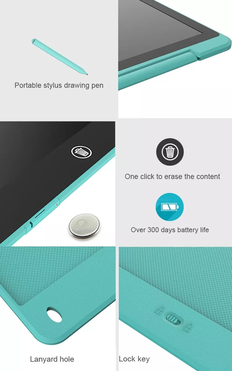 10”12“ writing tablet Tablet electronic handwriting tablet drawing tablet LCD screen writing tablet digital graphics