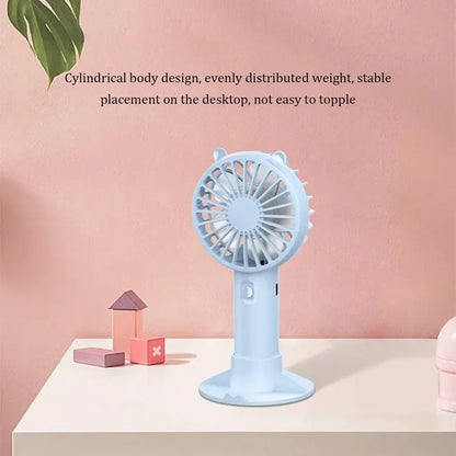 Mini Portable Cooling Fan Handheld Fan Small USB Rechargeable Eyelash Eyelash Mute Cooler Handheld Fan USB Rechargeable Desk