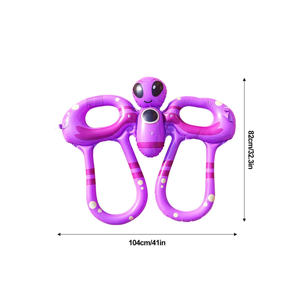 PVC Drifting Safety Vest Lightweight Inflatable Buoyancy Vest Portable Adjustable Webbing Safety Buckle Swim Pool Accessories