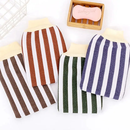 Bath for Peeling SPA Exfoliating Shower Brush Washcloth Body Cleaning Scrubber Mitt Rub Body Wash Gloves Back Shower Bath Towel