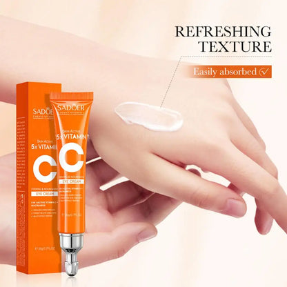 Vitamin C Skincare Set Collagen,hyaluronic Acid,glycerin 5 Fold Vitamin C Skincare Series Moisturizing Serum Face Care Set