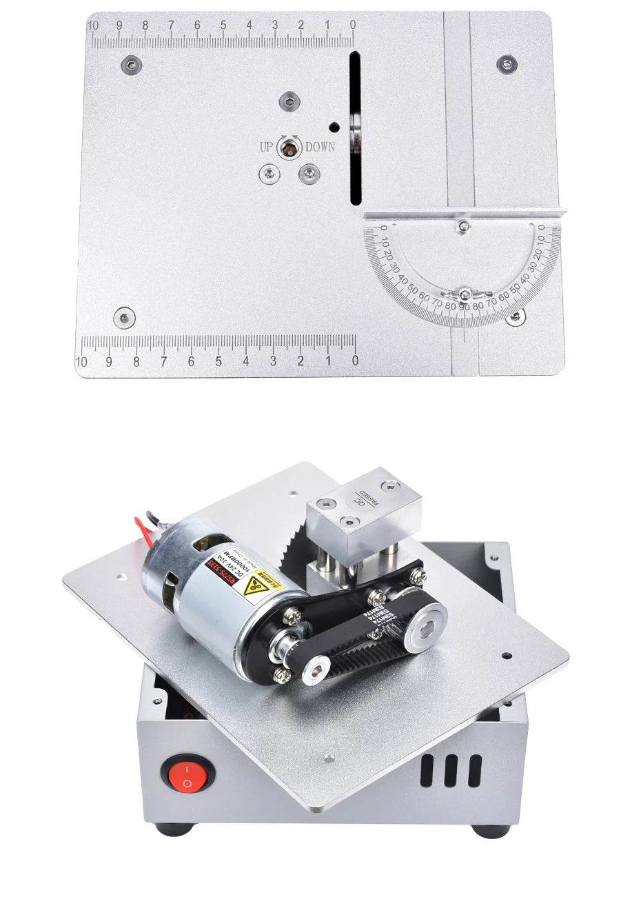 Mini Table Saw for Model Making and Crafts Compact Table Saw Benchtop Saw DIY Bench Saw Desktop Cutting Tool Hobby Saw