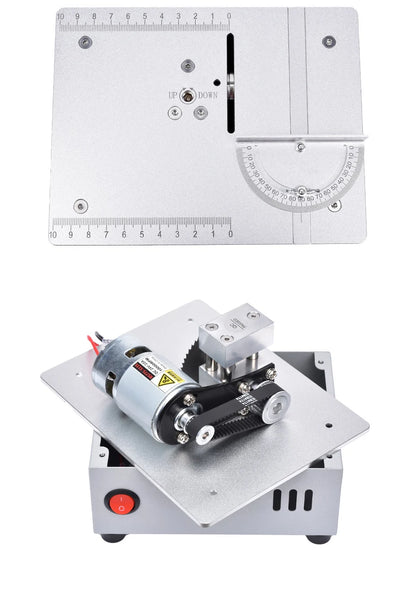 Mini Table Saw for Model Making and Crafts Compact Table Saw Benchtop Saw DIY Bench Saw Desktop Cutting Tool Hobby Saw