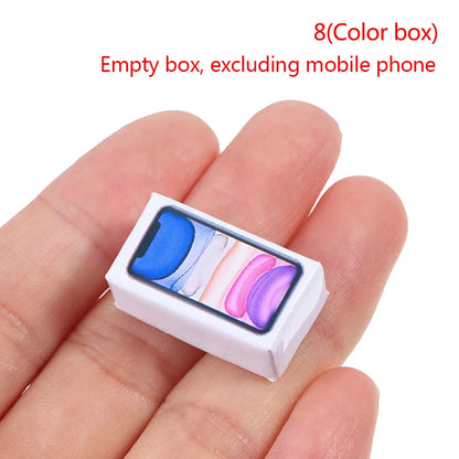 1:12 Scale Miniature Dollhouse Mobile Phone Model for Doll House Decoration