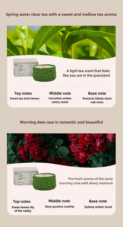 Premium Aromatherapy Scented Candles - Handmade Soy Wax Candles for Relaxation and Home Decor - Long-Lasting Fragrance ﻿