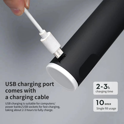 Portable UBS Electric Egg Beater 3-speed Wireless Blender Coffee Milk Bubbler Cream Butter Whipper Food Blender