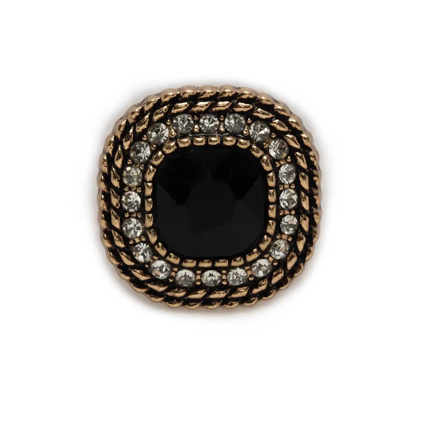 5pcs Rhinestones Retro Metal Shank Button Sewing Home Clothing Handmade Crafts Accessories Decor 18-25mm