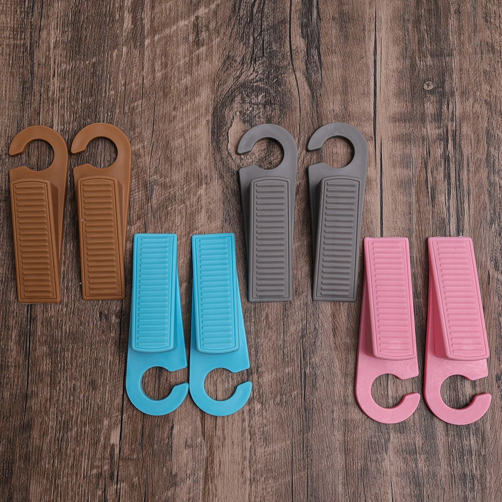 Door Stopper Floor Slanted Wedge Floor Stackable Stops Indoor Door Stopper Duty Rubber Floor Stop Prevents Doors From Closing