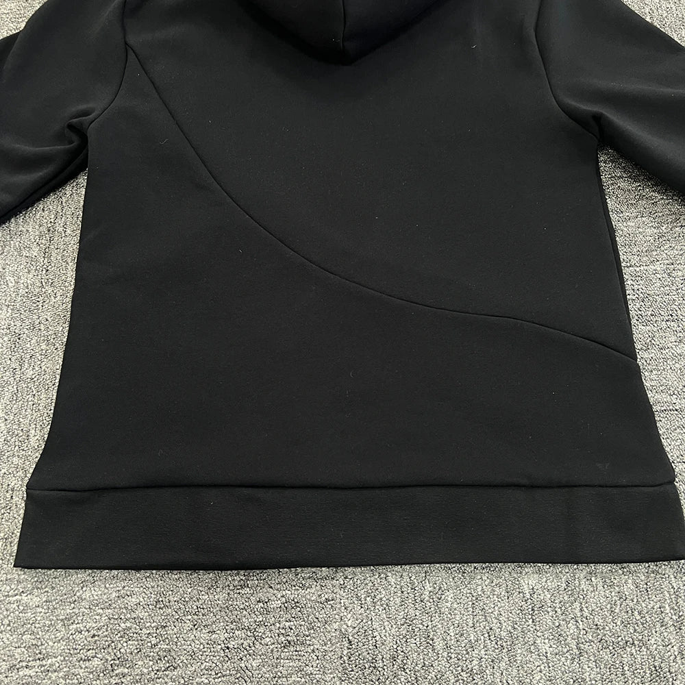 Jogging Streetwear Hoodies Trousers Set Centre Cee Tracksuit Men Clothing Y2k Cotton Sweatshirts Tops Pants Mens Clothes Black