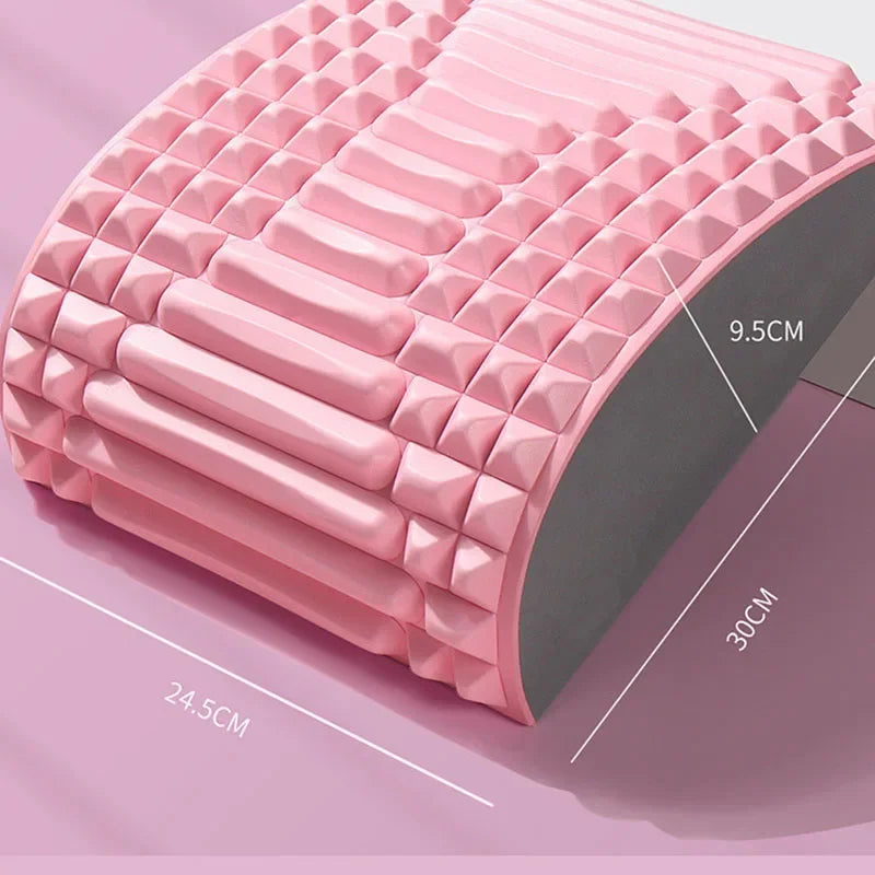 Neck & Back Stretcher Back Neck Cracker for Lower Back Pain Relief Refresh Back Stretcher Waist Relaxation Yoga Stretcher