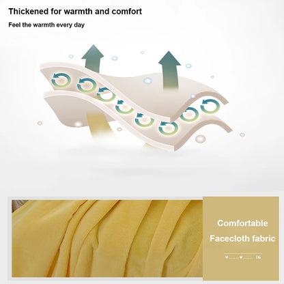 Plush Flannel Blankets Solid Color Fleece Throw Blanket Lightweight for Adult Children Home Office
