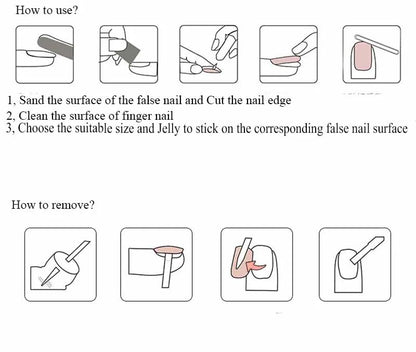 24Pcs Press on Nails Long with Designs Pink Rhinestones False Fake Nails Press On Coffin Artificial Nails for Women Stick on