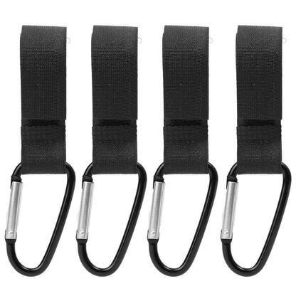 10/1pcs Baby Stroller Hooks Aluminum Alloy Carabiner Cart Shopping Pram Diaper Bag Hanger Hook Buckle Stroller Accessories