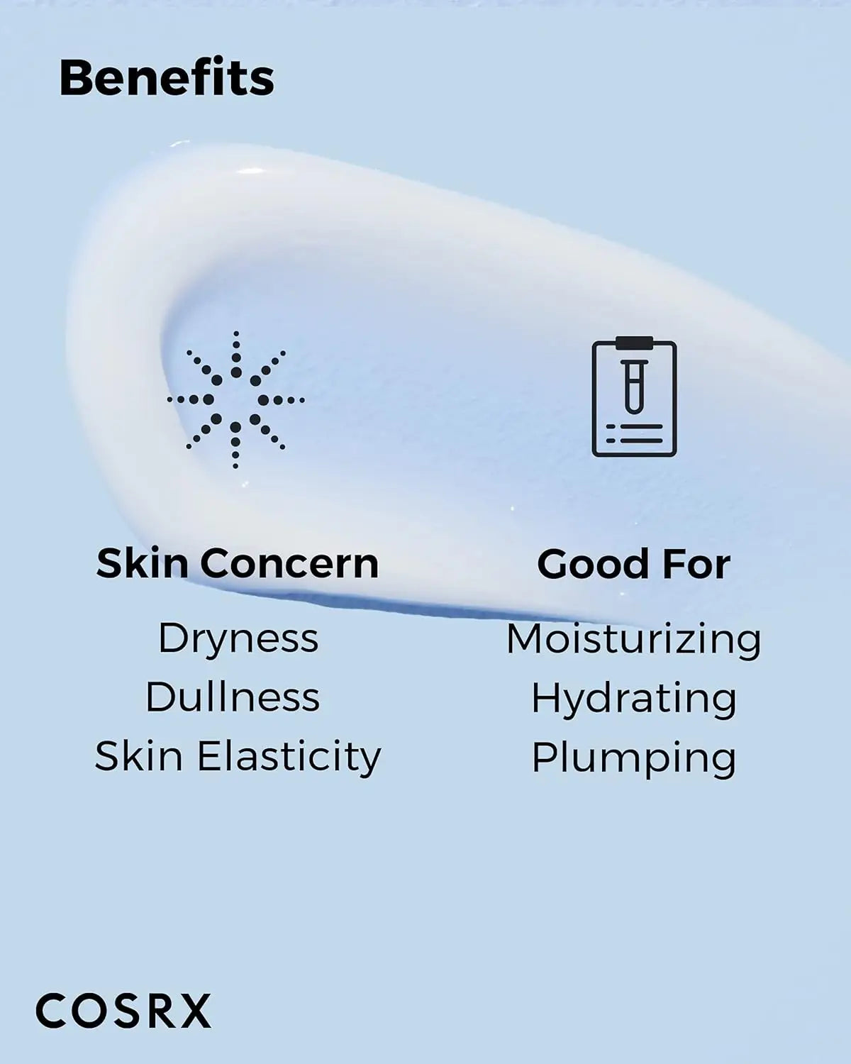 COSRX Hyaluronic Acid Moisturizing Cream, Long-lasting Hydration, Rich Moisturizer for Sensitive Skin 3.52 oz / 100g