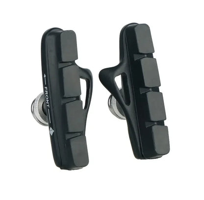 A Pair 55MM Brake Pads for Road Bikes with Metal Rings C-brake Pads Replaceable Brake Blocks Aluminium Alloy Block Bicycle Parts