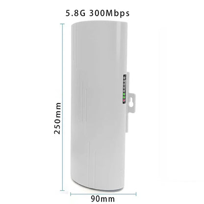 Huitenda Wireless WiFi Bridge 2.4GHz/5GHz Dual Band WiFi Extender Repeater Network Bridge Router 500m-5km Long Range Coverage