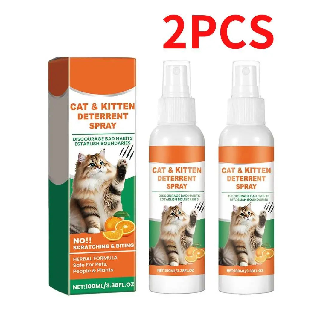 2PCS Cat Repellent Spray Keep Pets Away From Anti-scratching And Anti-chewing Household Spray Pet Accessories 100ML