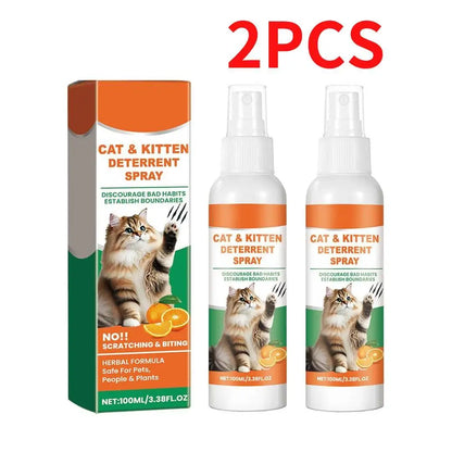 2PCS Cat Repellent Spray Keep Pets Away From Anti-scratching And Anti-chewing Household Spray Pet Accessories 100ML