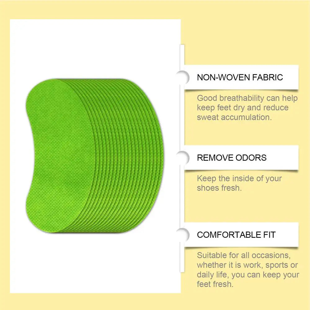 Shoes Smell Remover Patch Insole Patches Odor Removal Patch 20 Pcs Shoes Odor Eliminator Long-Lasting Sneaker Deodorizer Smell