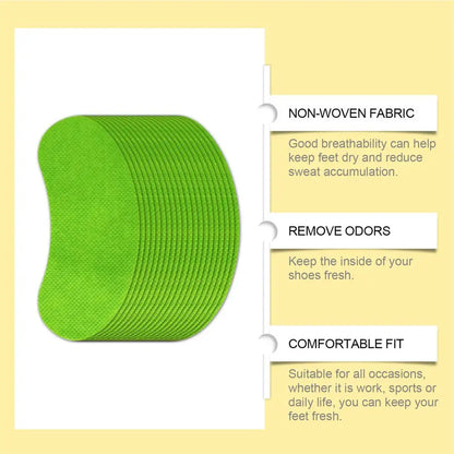 Shoes Smell Remover Patch Insole Patches Odor Removal Patch 20 Pcs Shoes Odor Eliminator Long-Lasting Sneaker Deodorizer Smell