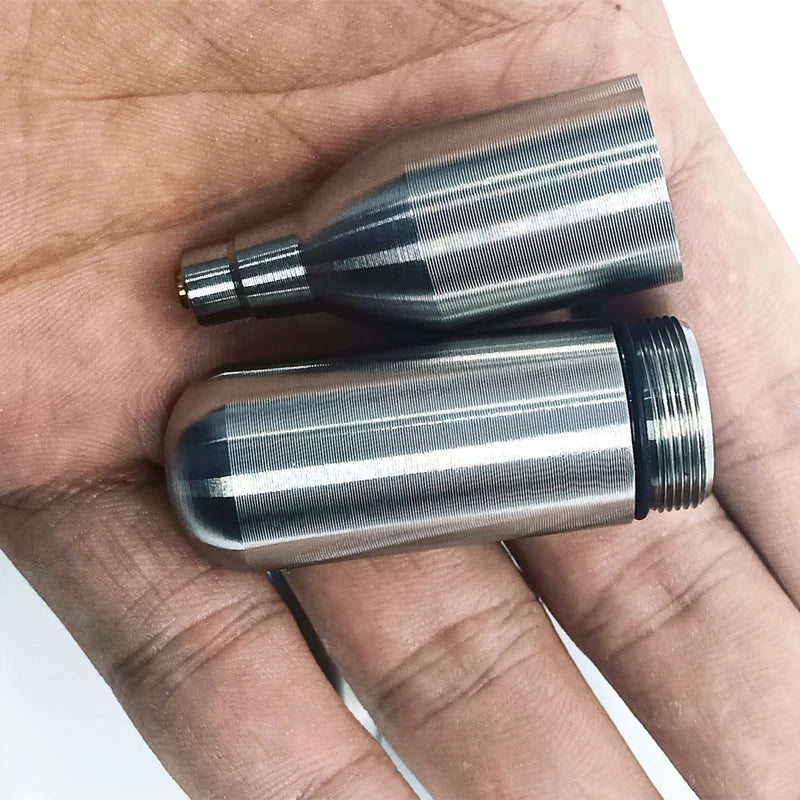 Rechargeable co2 cylinder 12g 16g CO2 Cartridges Refill CO2 Inflator for Bike Tires Brewing Equipment With Threaded Unthread