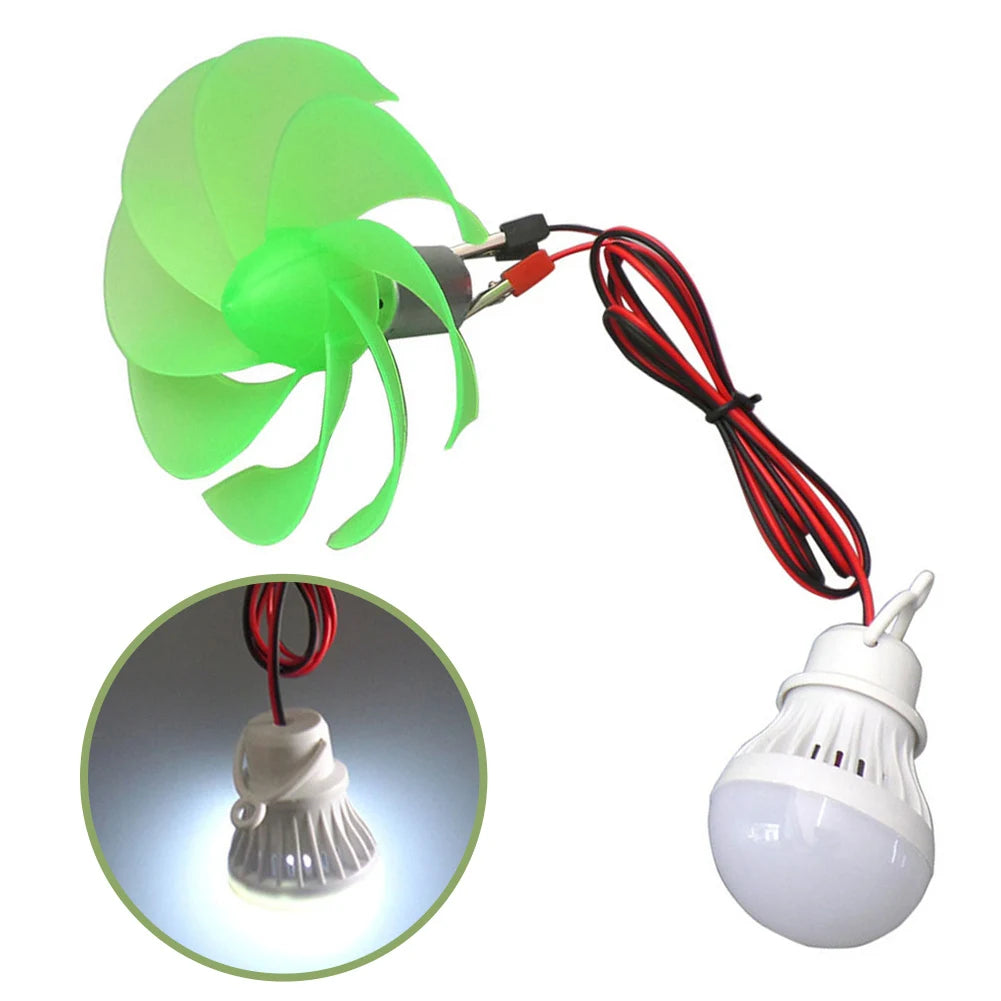 Educational Tool DIY Assembly Kit For Outdoor Experiments ABS PP Metal Material Versatile Renewable Energy For Science Projects