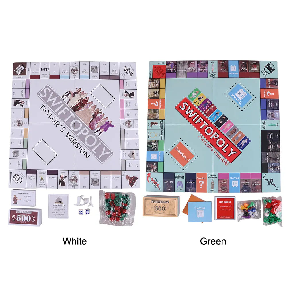 Board Game Fun Party Family Interactive Chess Games Swiftopoly Board Game Adults Fans Interactive Board Gam