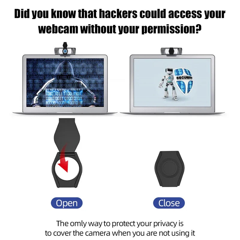 Webcam Privacy Cover for Laptops Usb Camera Shutter Universal Dustproof Lens Cap With Strong Adhesive For Macbook Computer PC