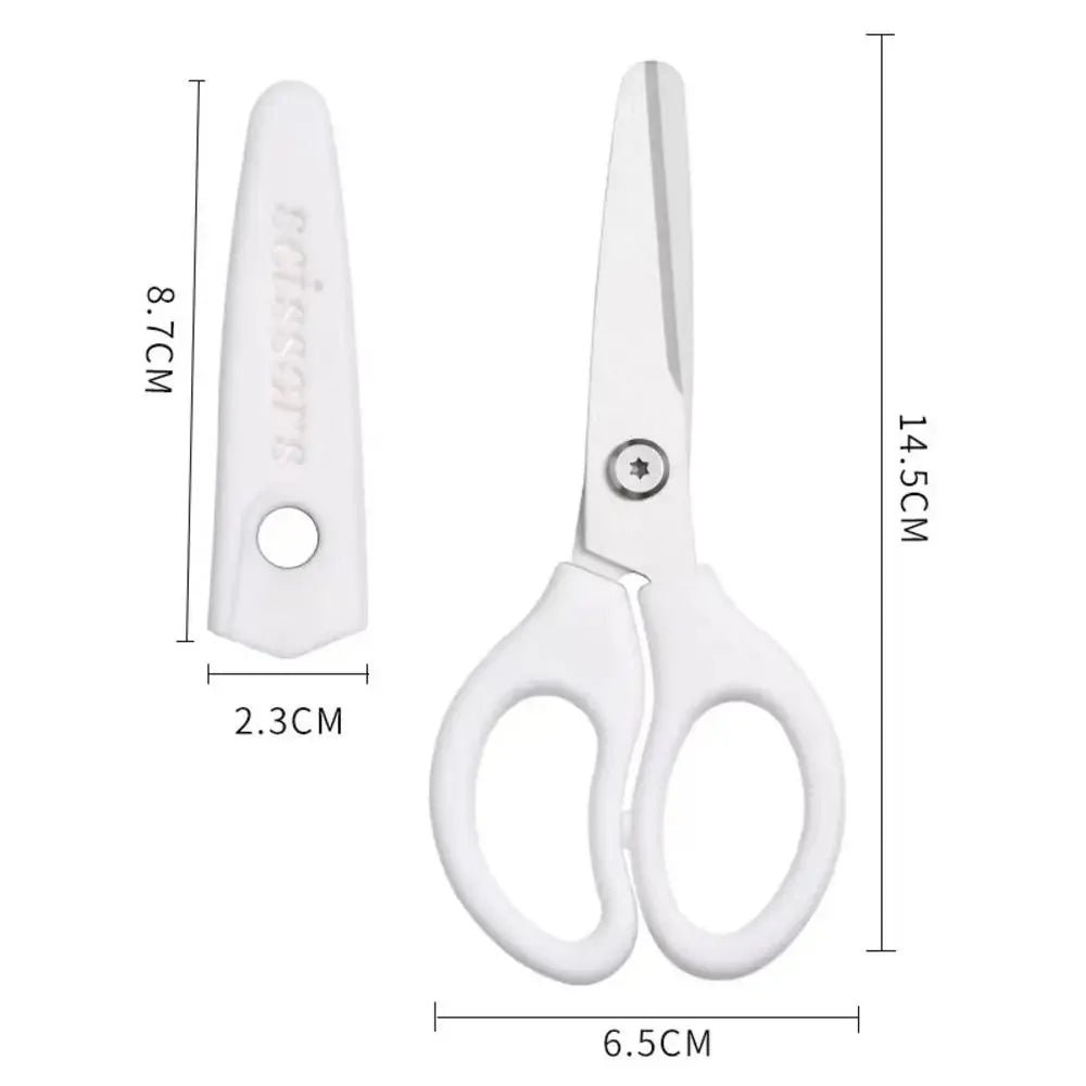 Ceramic Scissors Portable Baby Food Mills Infant Feeding Aid Scissors with Cutting Box Baby Supplies for Health Baby Tableware