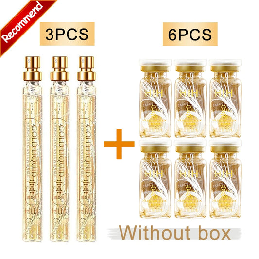 Korea 24k Care Serum Active Collagen Silk Care Lifting Firming Set Hyaluronan Silk Line Moisturizing Essence Firming Skin Care