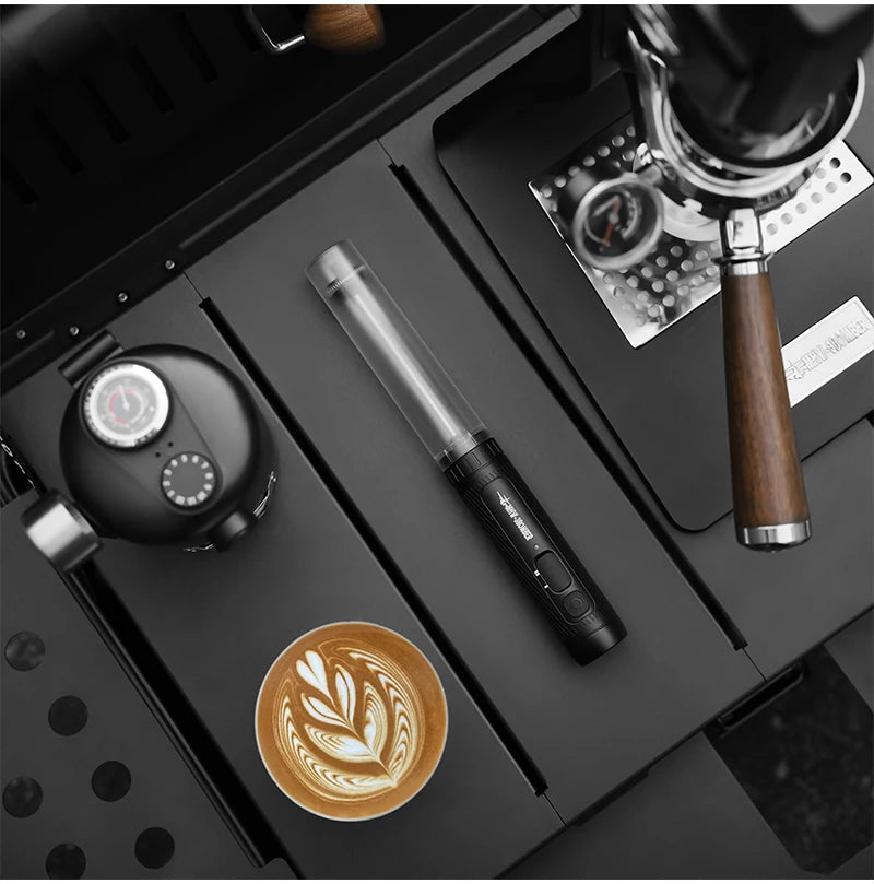 MHW-3BOMBER Official New Electric Milk Frother Handheld Wireless Blender Latte Cream Egg Beater Food Blender