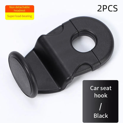 2pcs Universal Auto Seat Headrest Hooks Storage Hanger ABS Car Hook Vehicle Back Seat Organizer Holder Car Interior Accessories