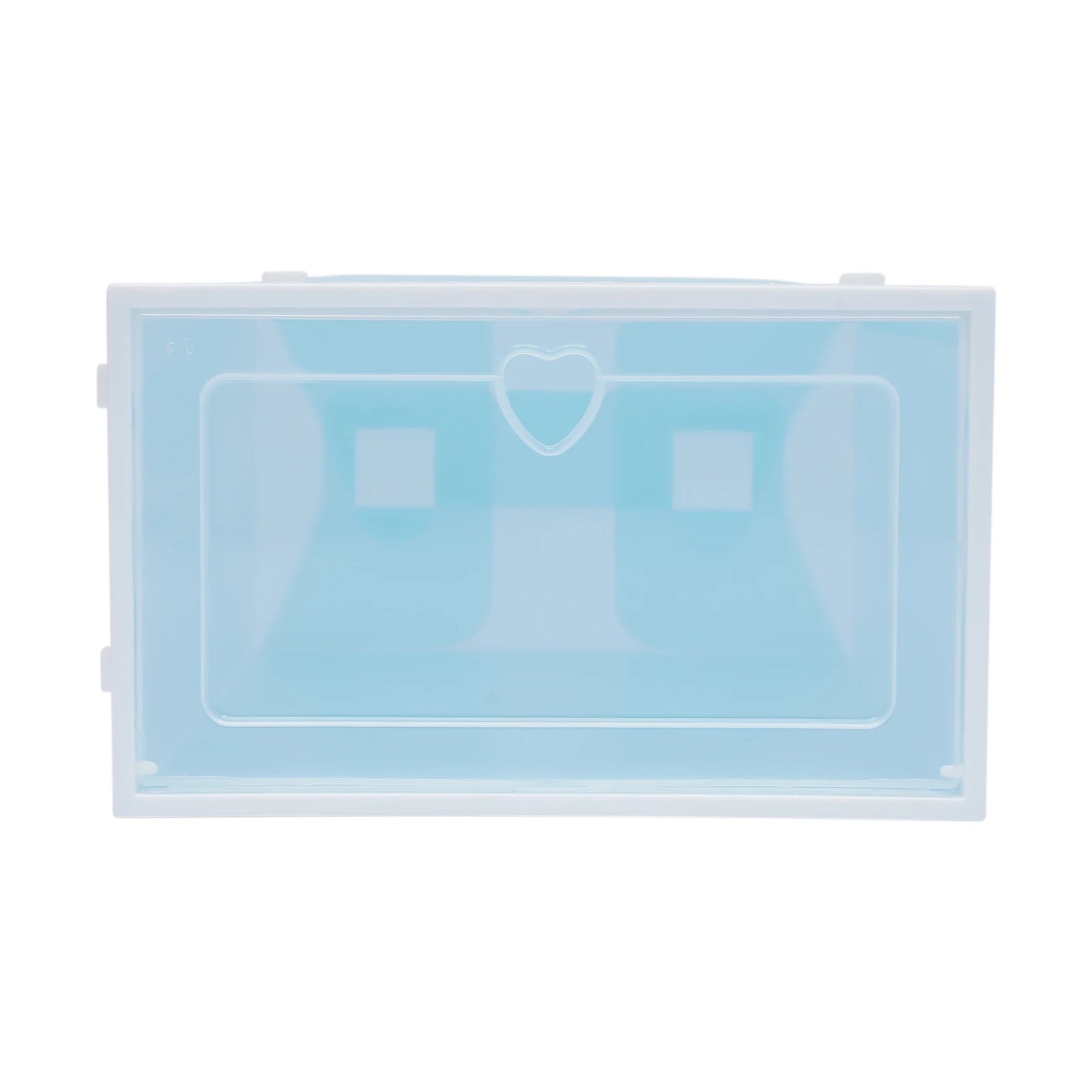 20Pcs Foldable Shoe Storage Boxes with Lids Transparent Stackable Containers Drawer Style PP Plastic Shoe Organizers