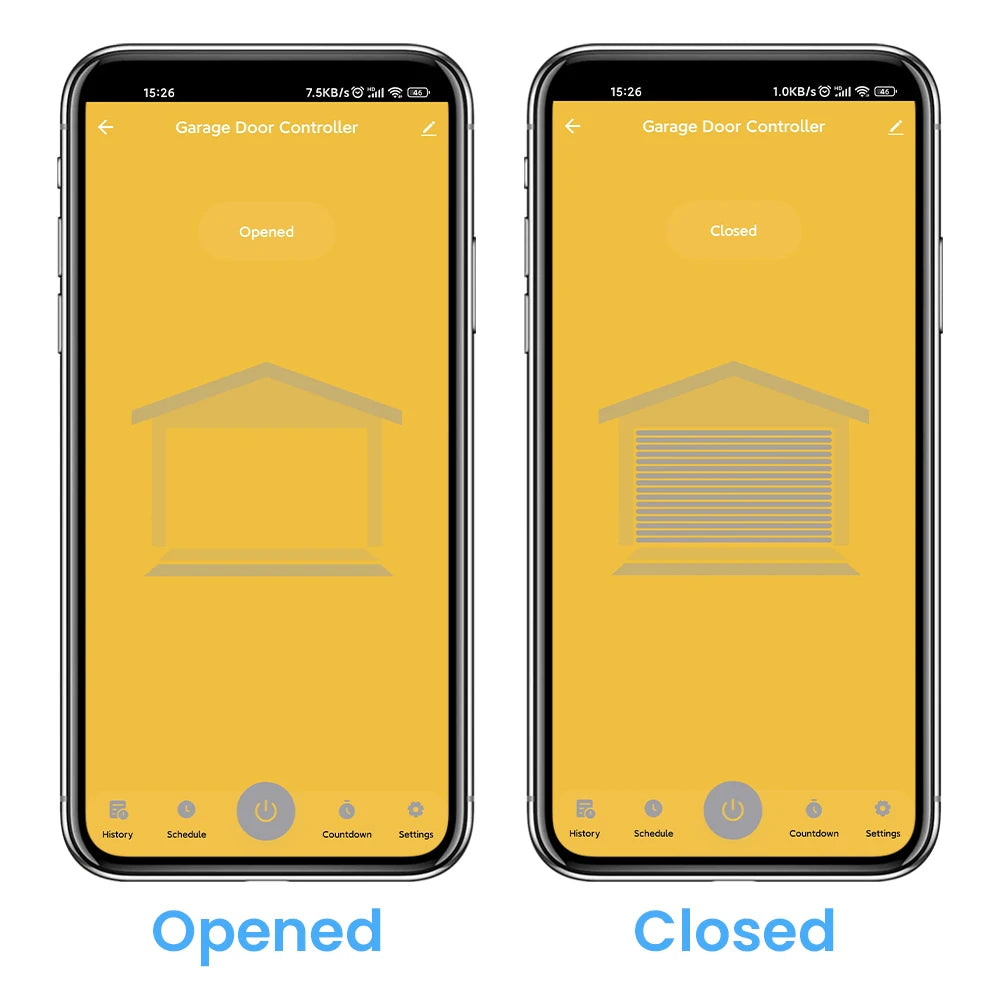 LoraTap Tuya Smart Life Garage Door Sensors Opener Controller WiFi Switch Alexa Opening Home Remote Control Contact Voice Portal